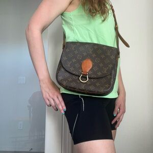 Authentic Vintage Louis Vuitton Saint Cloud GM Shoulder Bag M51242 TH0912